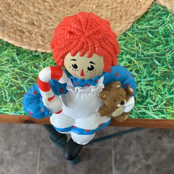 Kurt Adler, Raggedy Ann stocking hanger, EUC - Picture 8 of 11